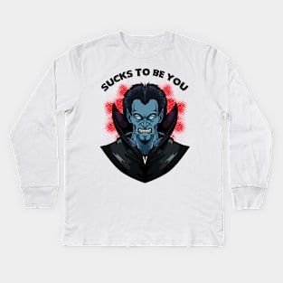 Vampires Halloween Kids Long Sleeve T-Shirt